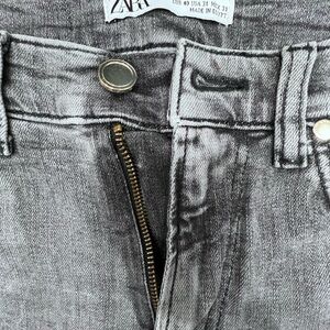 Zara Charcoal Denim Jeans
